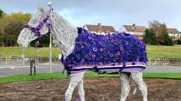 Purple Poppy Horse