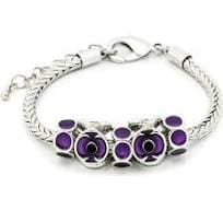 Purple Poppy Bracelet